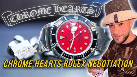 Was looking into buying a chrome hearts rolex and was  